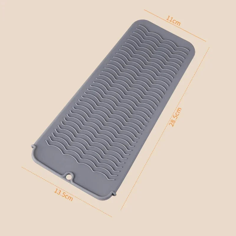 Silicone Heat-Resistant Hair Tool Pouch & Mat