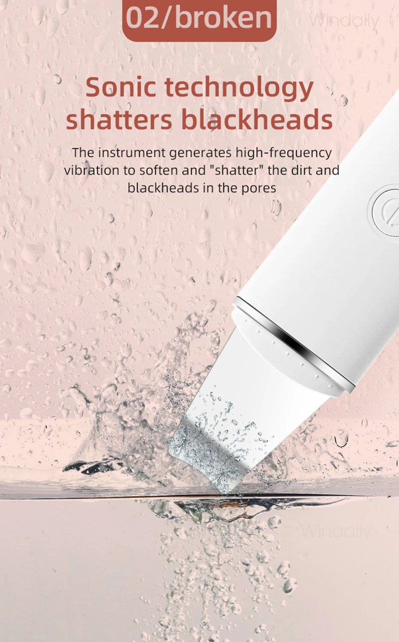 Ultrasonic Skin Scrubber – Deep Clean & Lift