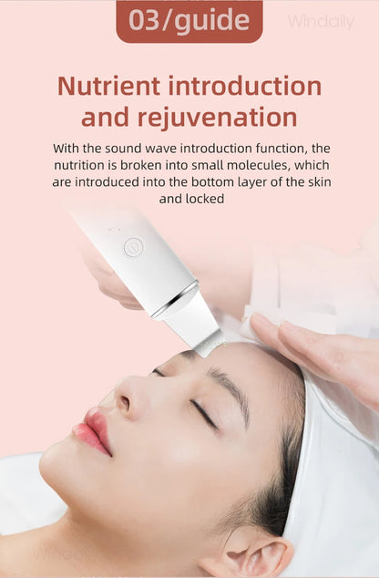 Ultrasonic Skin Scrubber – Deep Clean & Lift