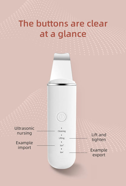 Ultrasonic Skin Scrubber – Deep Clean & Lift