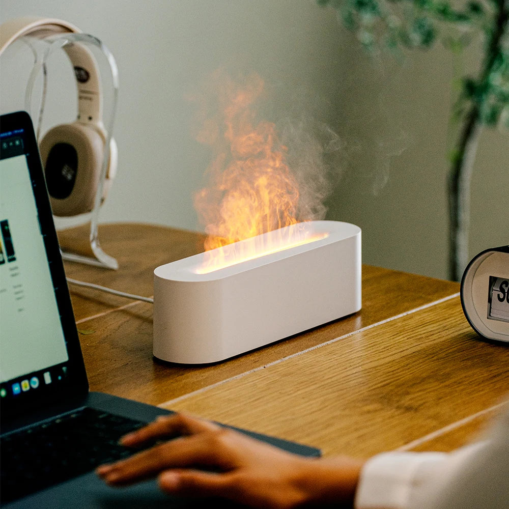 RGB Flame Aroma Diffuser & Humidifier